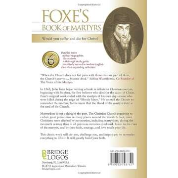 Foxe's Book of Martyrs: A Classic Tale of Courage and Faith