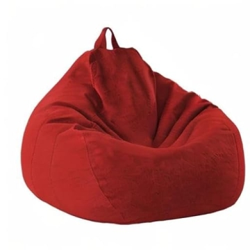 KODENG Large Bean Bag Pouf for Stylish Storage Solutions