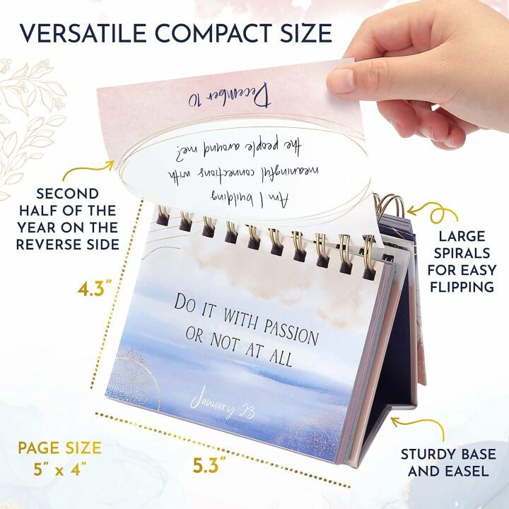 Motivational Calendar for Daily Inspiration and Positivity