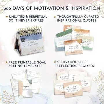 Motivational Calendar for Daily Inspiration and Positivity