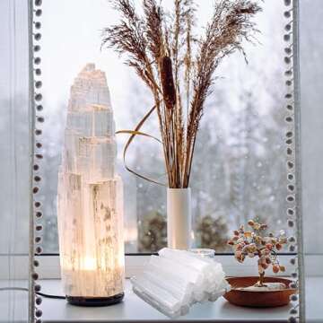 SOUL STICKS 4 Selenite Crystal Wand | Variety Pack Selenite Sticks for Healing | Reiki & Metaphysical Energy Drawing | Wicca Altar Crystals Stick Healing Reiki Home Witchcraft Supplies - Pack of 20