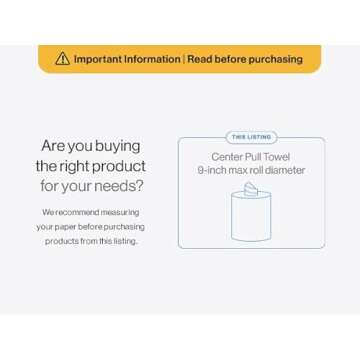 EZbrnd Wall Mount High Capacity Centerpull Paper Towel Dispenser for Commercial/Washroom/Office/Food...