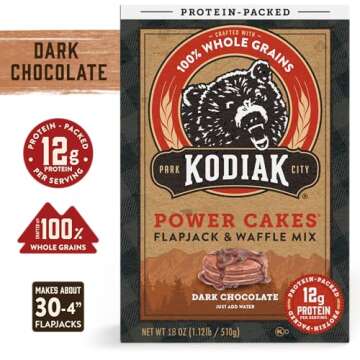 Kodiak Cakes Dark Chocolate Protein Pancake Mix, 6 Pack