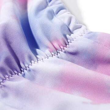 SUUKSESS Women String Triangle Bikini Sets Tie Side Thong Sexy Halter Swimsuits 2 Pieces (Purple, L)