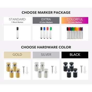 Large Personalized Acrylic Wall Calendar - Personalized Calendar 2024 Dry Erase Calendar Family Calendar Monthly and Weekly Board Family Planner (28"x20", Standard Package)