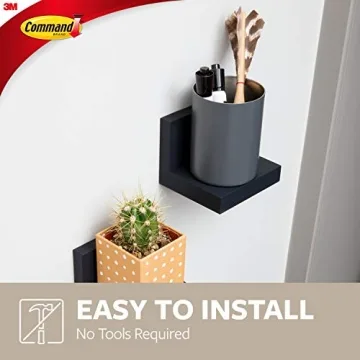 Command Display Ledges, Damage-Free, Easy Install Shelves