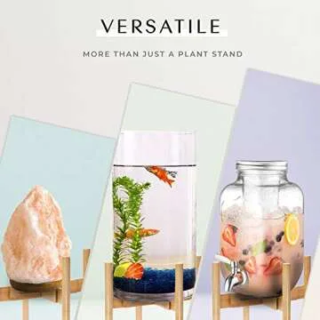 Adjustable RAINBLELAND Indoor Plant Stand - Elevate Your Decor