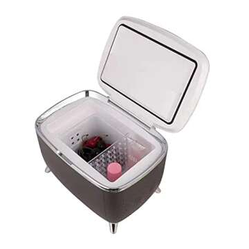 Mini Skincare Fridge 6 Liter, Portable Cosmetic Fridge, Low Noise Small Refrigerator for Beauty Products, Bedroom, Dorm, Office, Beverage, Home, Bedroom,