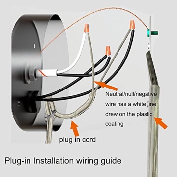 Stylish DANSEER Edison Brass Wall Sconces for Easy Installation