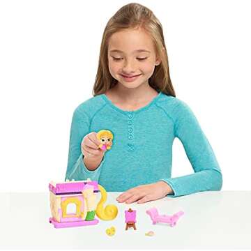 Disney Doorables Mini Playset Rapunzel’s Creative Corner, by Just Play