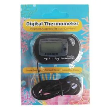 SunGrow Digital Betta Thermometer for Fish Care