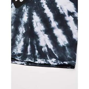 Liquid Blue Kiss Destroyer 1976 Tie Dye Short Sleeve T-shirt