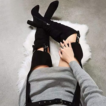 Stylish DETOGNI Over The Knee Boots for Women