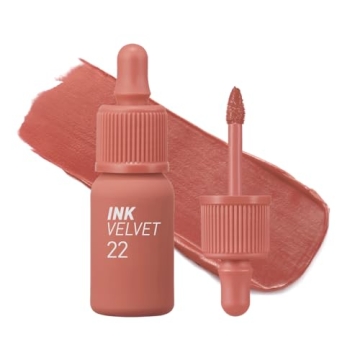 Peripera Ink the Velvet Lip Tint - High Pigment Color, Longwear, Weightless, Not Animal Tested, Glut...