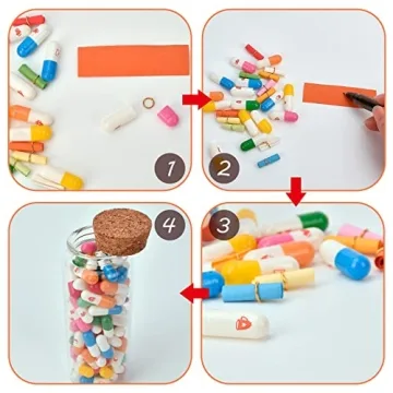 Mini Capsule Letters in a Bottle Gift for Loved Ones