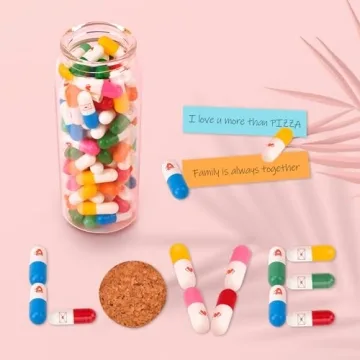 Mini Capsule Letters in a Bottle Gift for Loved Ones