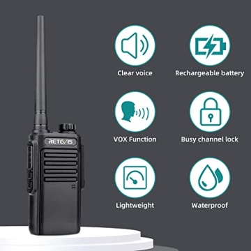 Retevis RT47 Waterproof 2 Way Radio Walkie Talkies