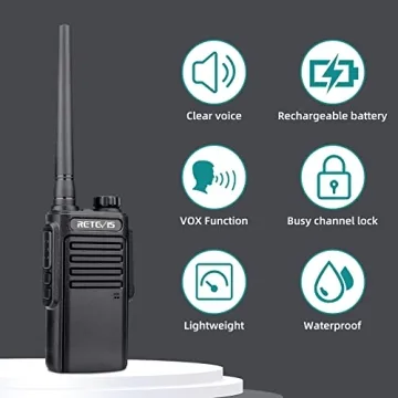 Retevis RT47 Waterproof 2 Way Radio Walkie Talkies