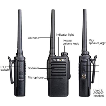 Retevis RT47 Waterproof 2 Way Radio Walkie Talkies