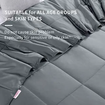 HOMBYS Lightweight Cooling Comforter King Size,100% Rayon Derived from Bamboo Shell Down Alternative Duvet Insert,Grey Soft Summer Comforter for Hot Sleepers,8 Corner Tabs