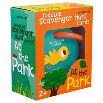 Mollybee Kids Scavenger Hunt Cards for Toddlers - Fun Learning Game