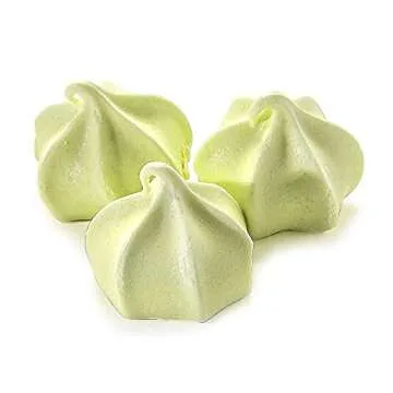 Krunchy Melts Original Meringue Cookies | Key Lime Flavor | Only 80 Calories Per Serving | Fat Free, Gluten Free, Dairy Free (4 Oz)