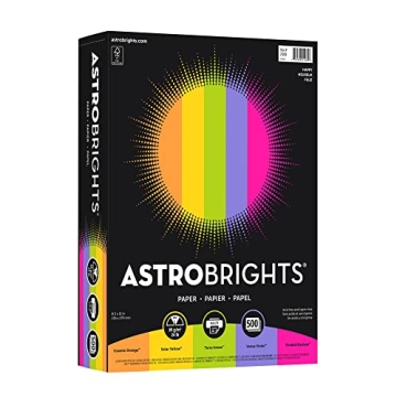 Neenah Astrobrights Color Paper, 24 lb, 500 Sheets