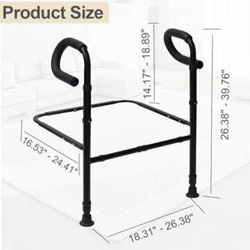 Retaodlth Versatile Stand Assist Aid for Elderly, Adjustable Couch Stand Assist for Enhanced Mobilit...