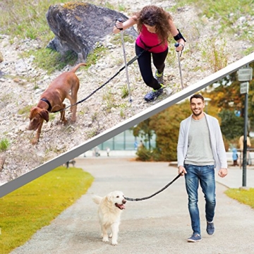 SparklyPets Hands Free Dog Leash for Easy Dog Walking and Jogging