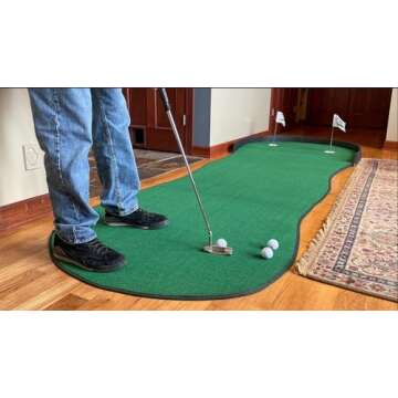 Big Moss Golf V2 Series The Augusta 410 4' X 10' Practice Putting Chipping Green