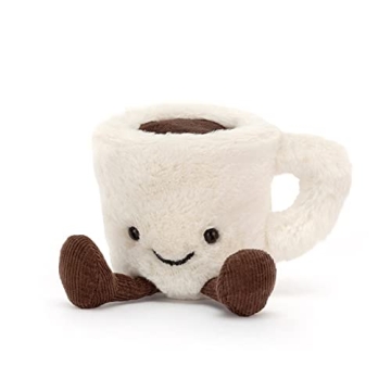 Jellycat Amuseables Espresso Cup Coffee Stuffed Toy 4 inches | Adorable Plush Gift