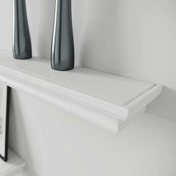 Ballucci Classic Floating Wall Shelves - Set of 2