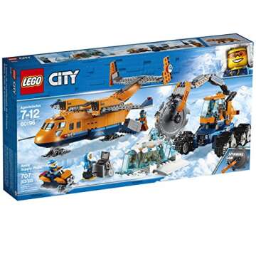LEGO City Arctic Supply Plane 60196 Building Kit - 707 Pieces