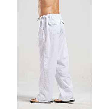 utcoco Qiuse Men's Casual Loose Beach Pants - Comfort & Style