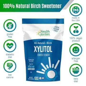 Health Garden Birch Xylitol Sweetener - Natural Sugar Alternative