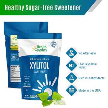 Health Garden Birch Xylitol Sweetener - Natural Sugar Alternative