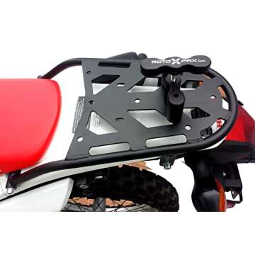 PMRACKS CRF250L CRF250M Rally Rear Rack (2012-Present) CRF 250L CRF 250M Rally Luggage Rack Honda 2012 2013 2014 2015 2016 2017 2018 2019 2020 2021 2022 Cargo Carrier