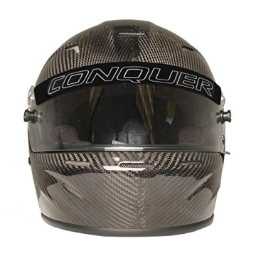 Conquer Carbon Fiber Auto Racing Helmet Snell SA2020