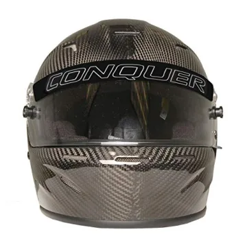 Conquer Carbon Fiber Auto Racing Helmet Snell SA2020