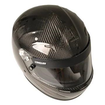 Conquer Carbon Fiber Auto Racing Helmet Snell SA2020
