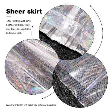 Fashionable See Through Mini Skirt for Women