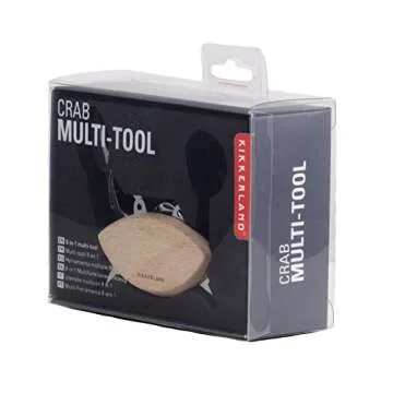 Kikkerland Crab EDC Multi Tool - 6 Tools in One Compact Design