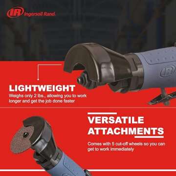 Ingersoll Rand 426 Reversible Cutoff Tool With 5 Wheels