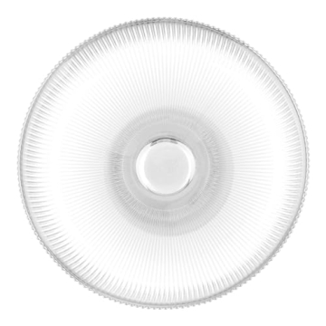 Navaris Decorative Glass Fruit Bowl for Home Decor