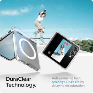 Spigen Ultra Hybrid Pro Case for Galaxy Z Flip 7 - Clear