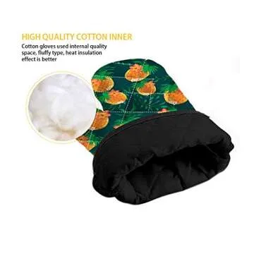 UNICEU Chicken Pattern Oven Mitts Set - Heat Resistant Gift