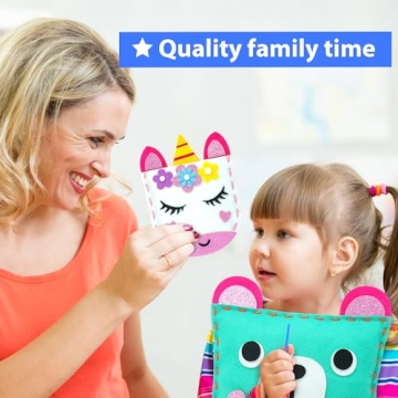 KRAFUN Kids Beginner Sewing Kit DIY Craft Fun