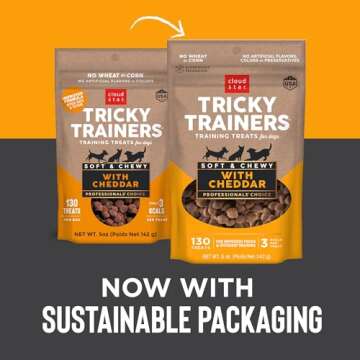 Cloud Star Tricky Trainers Cheddar Dog Treats 5 oz