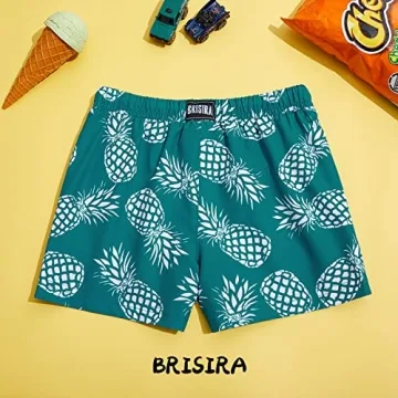 BRISIRA Boys Swim Trunks Comfort and Style for Ages 2-16