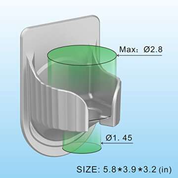 QUIDAOSO Shower Wine Glass Holder - Fun & Functional Gift